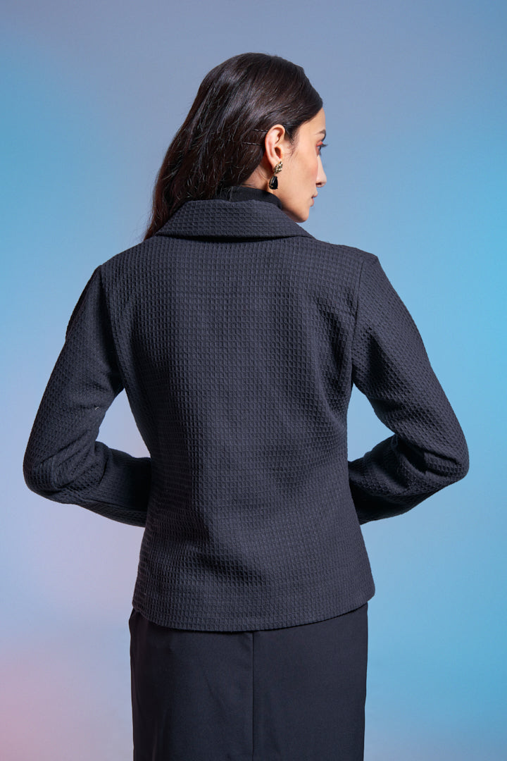 Casa Black Tweed Jacket