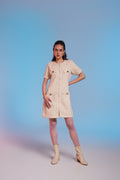 Emily White Tweed Dress