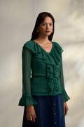 Aria Green Top